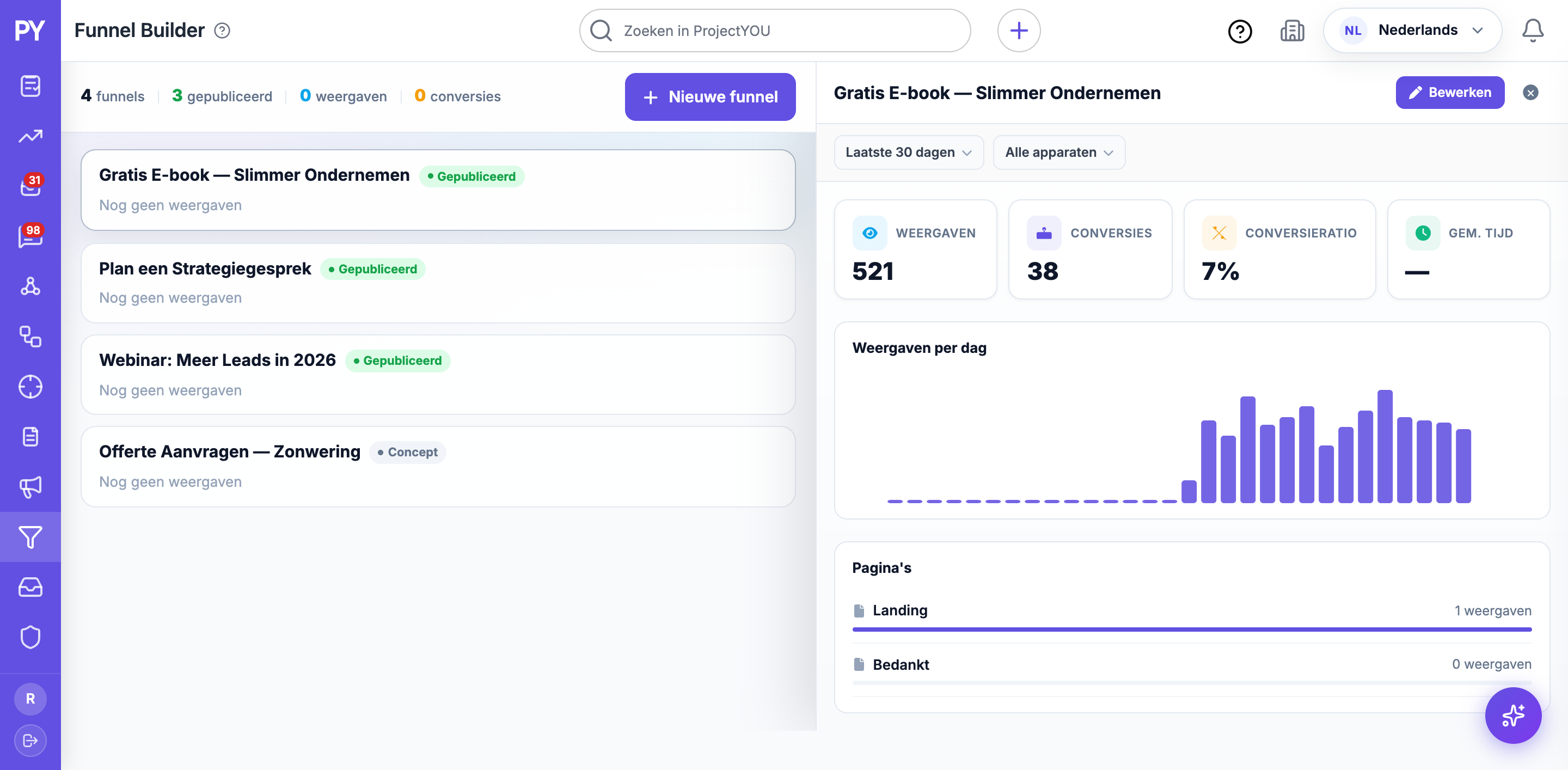 Custom subdomain + analytics
